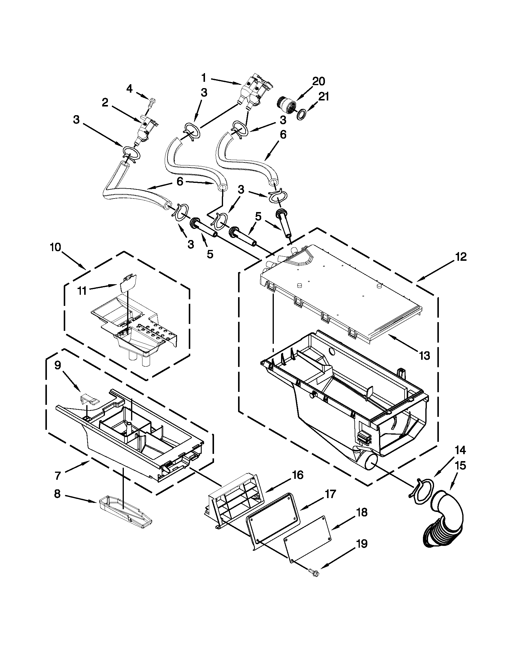 DISPENSER PARTS