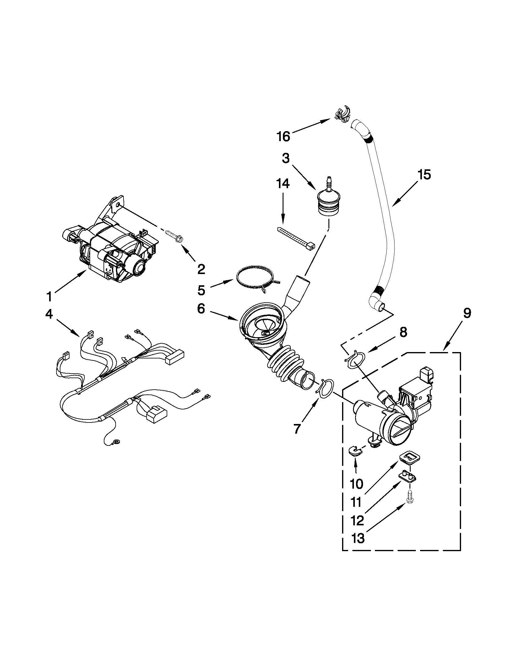 Pump and motor parts