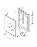 Refrigerator door
