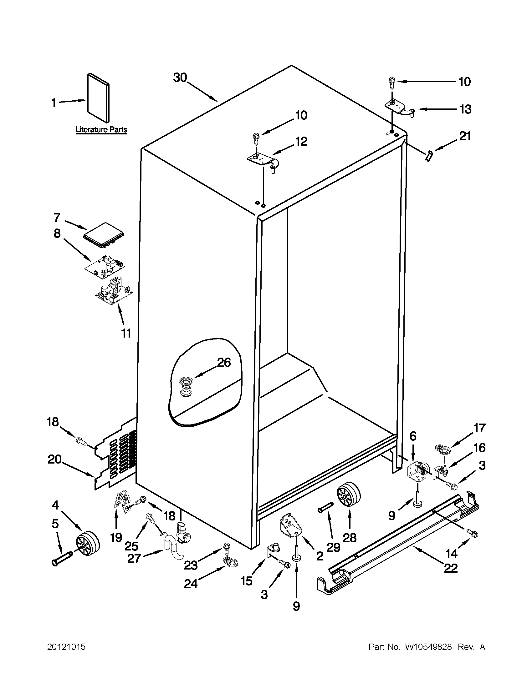 Cabinet parts
