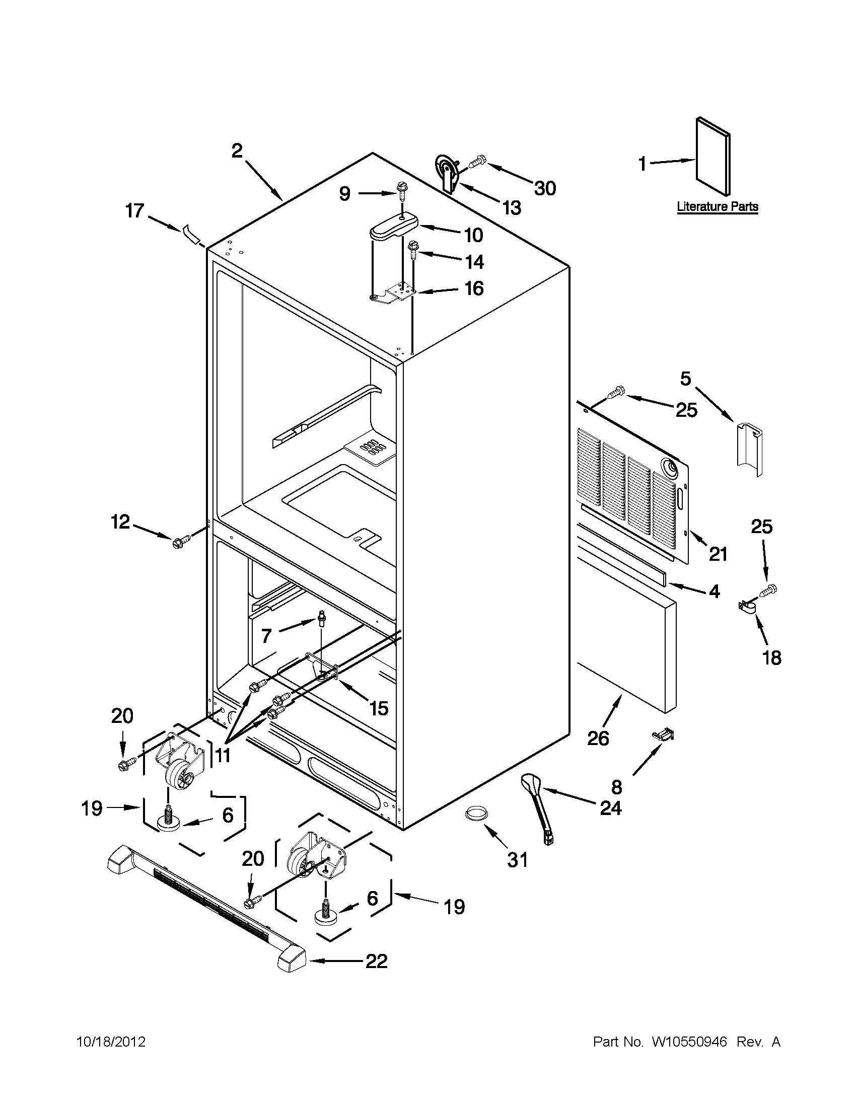 Cabinet parts