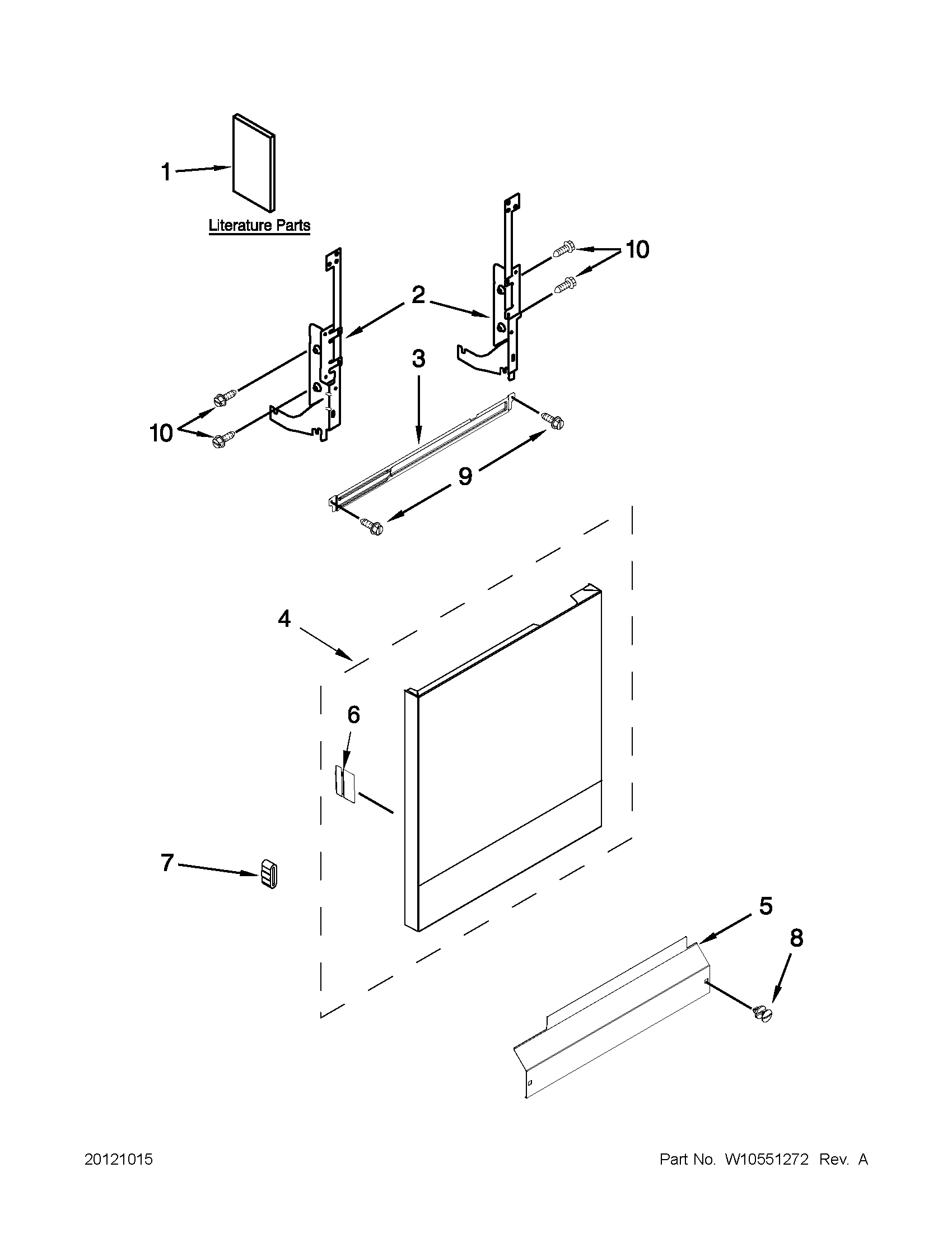 Door and panel parts