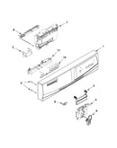 Control panel and latch parts