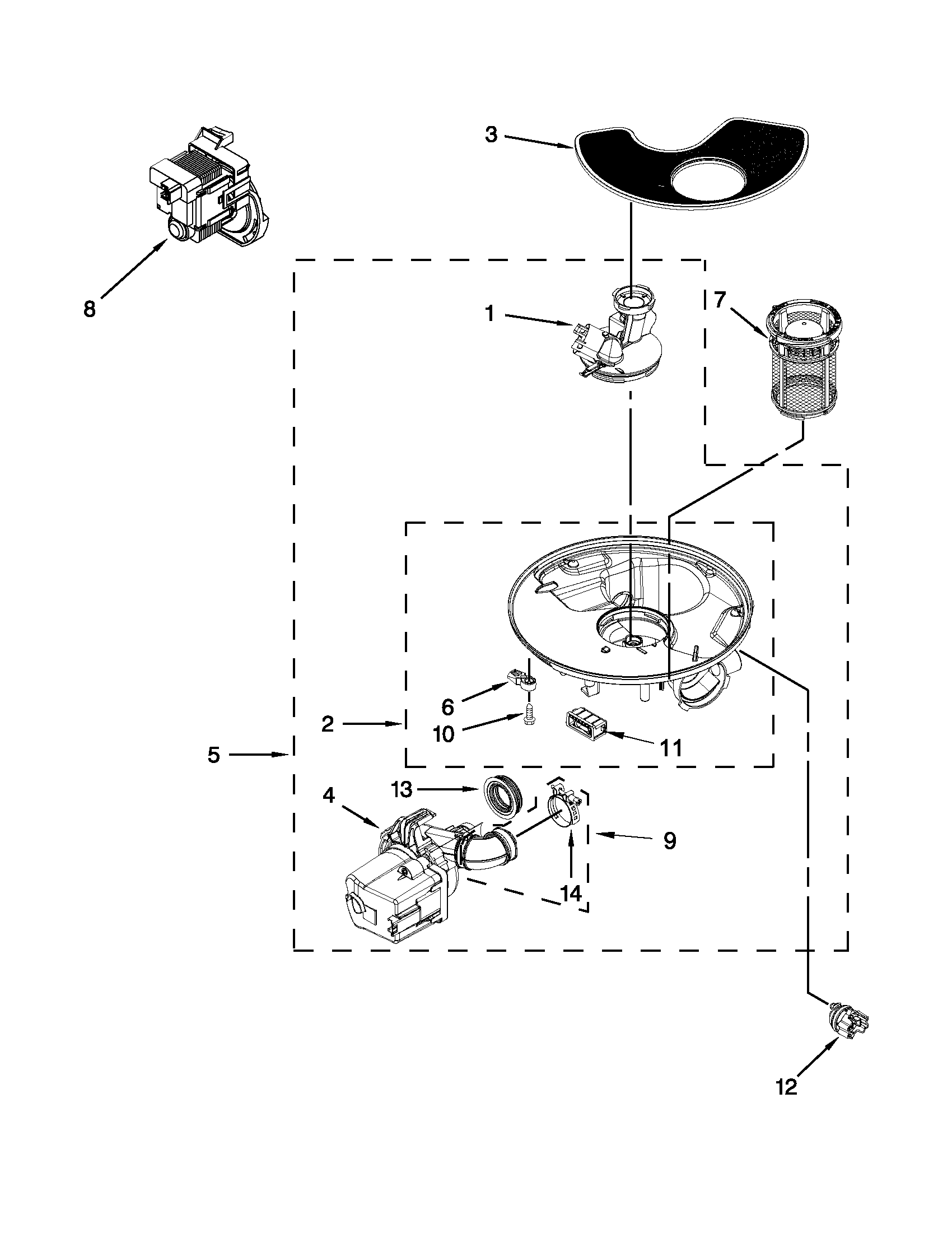 Pump and motor parts