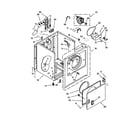 Whirlpool WED4890XQ2 cabinet parts diagram