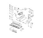 Whirlpool WMH76718AW0 interior and ventilation parts diagram