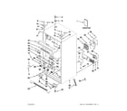 Maytag MFX2570AEB3 cabinet parts diagram