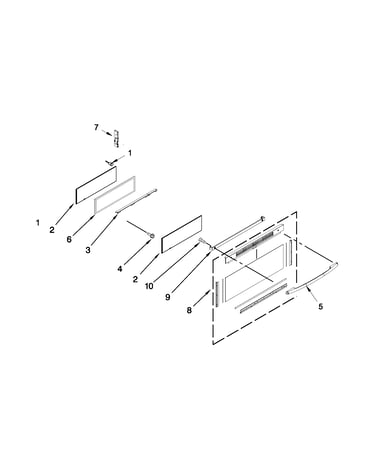 Upper door parts