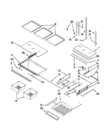 Shelf parts