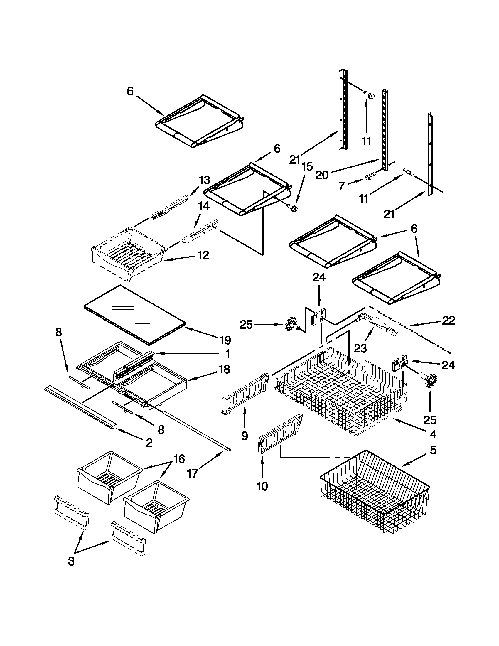 SHELF PARTS