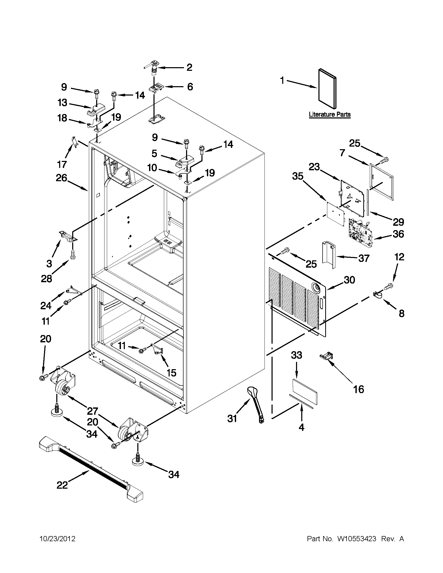 Cabinet parts