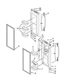 Refrigerator door parts