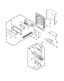 Dispenser front parts