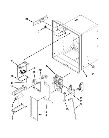 Refrigerator liner parts