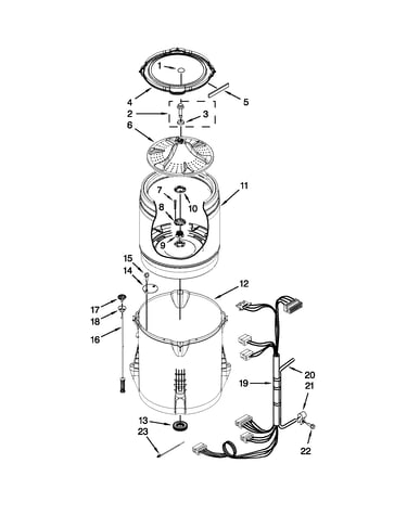 Basket and tub parts