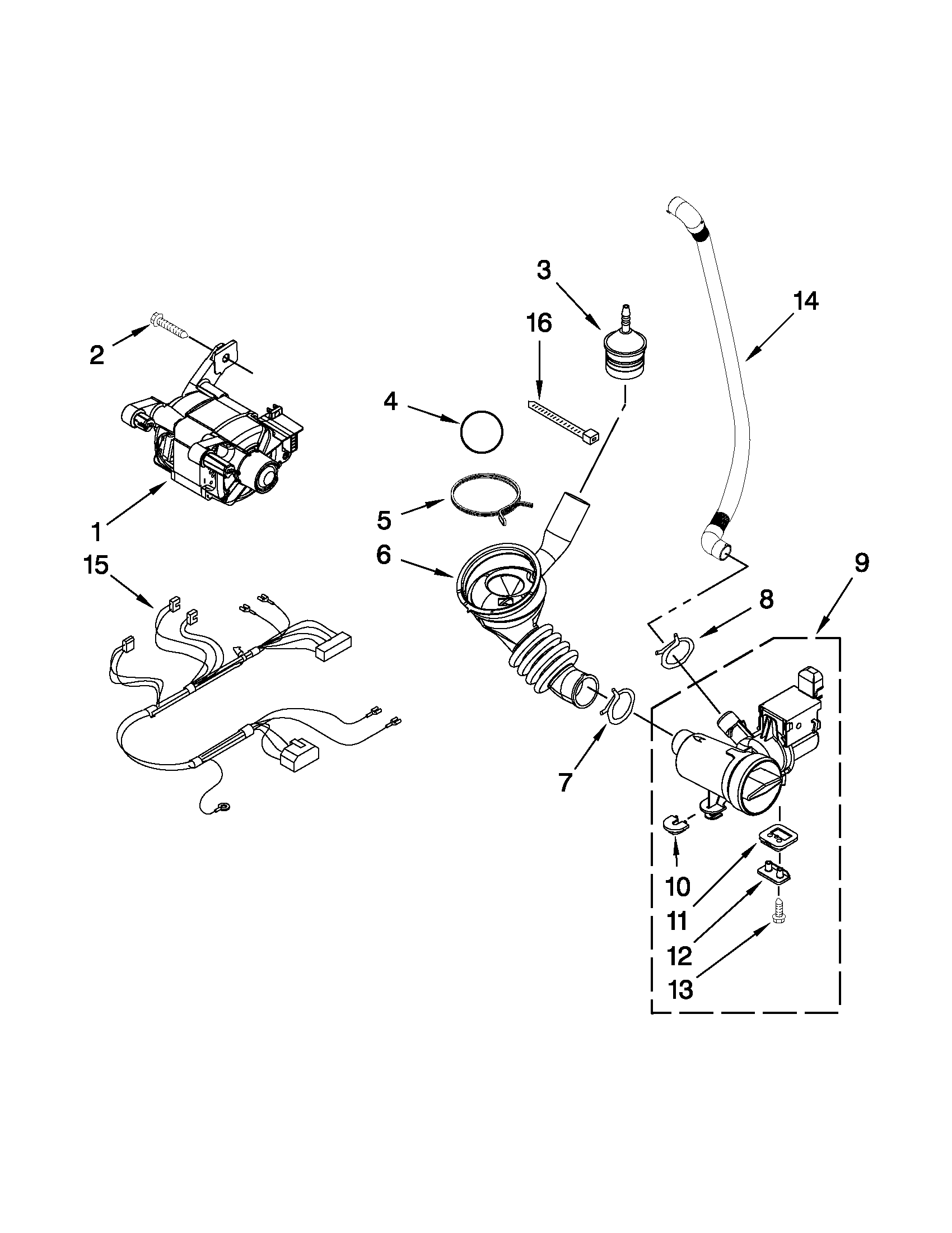 Pump and motor parts