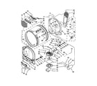 Whirlpool WGD8800YW1 bulkhead parts diagram