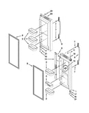 Refrigerator door parts