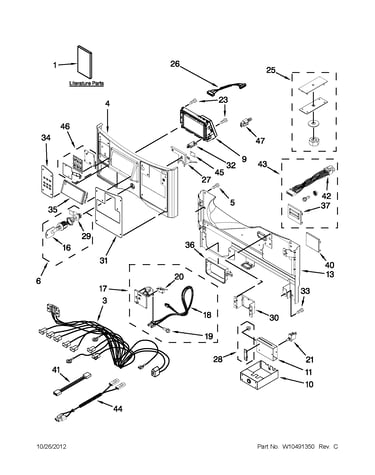 Control panel parts