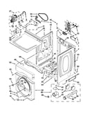 Dryer cabinet parts