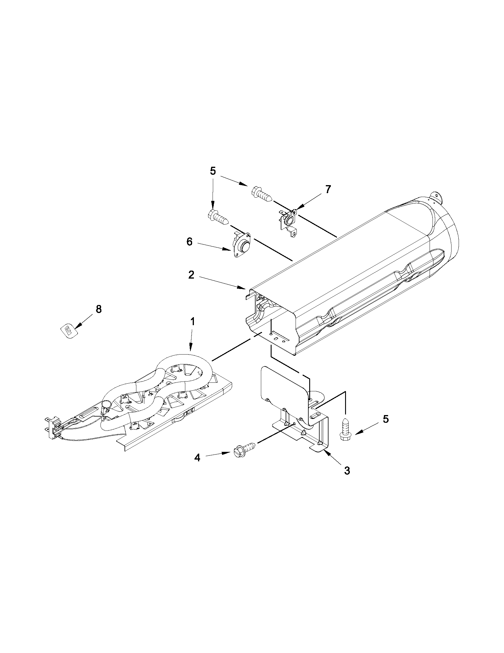 Dryer heating parts-electric