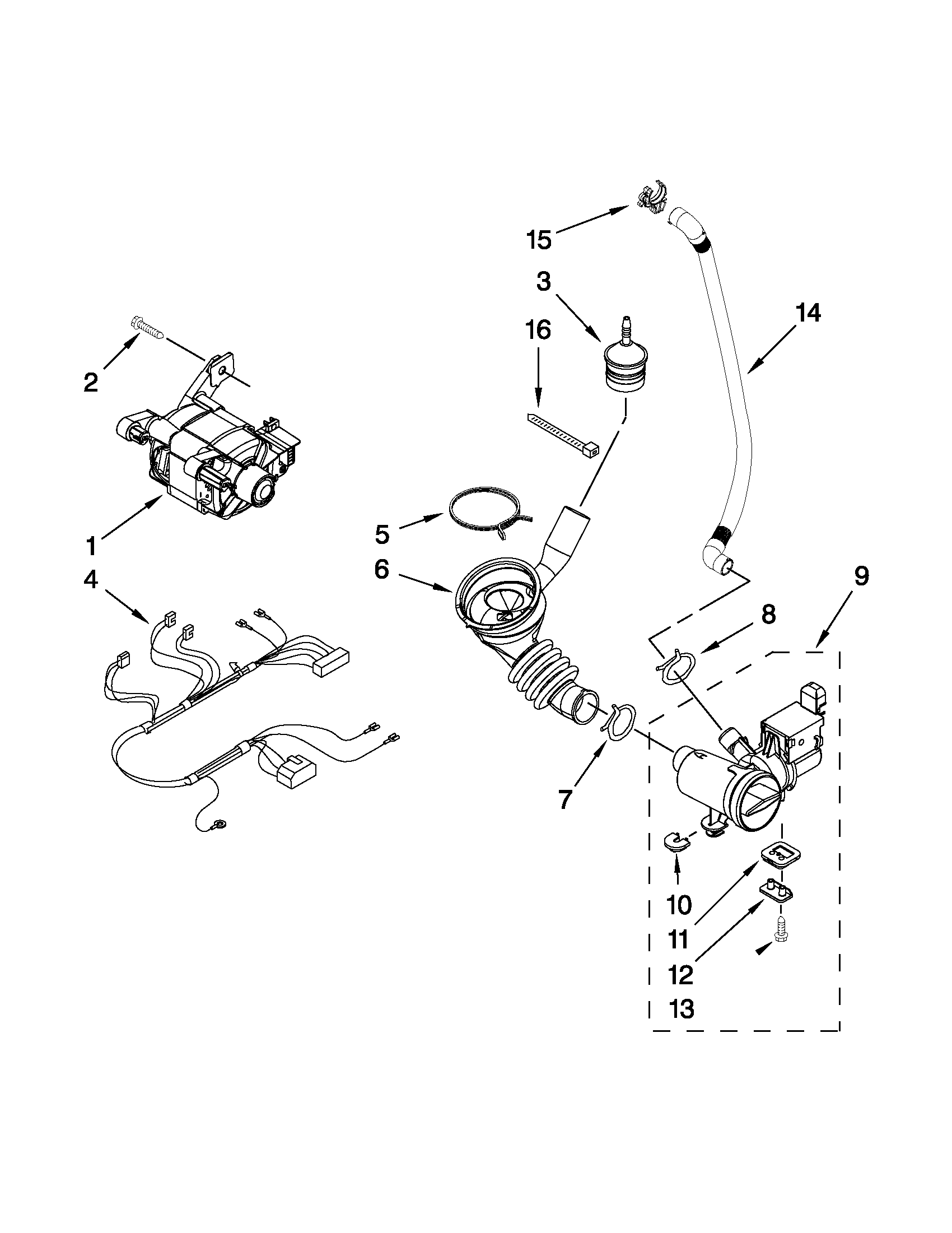 Pump and motor parts