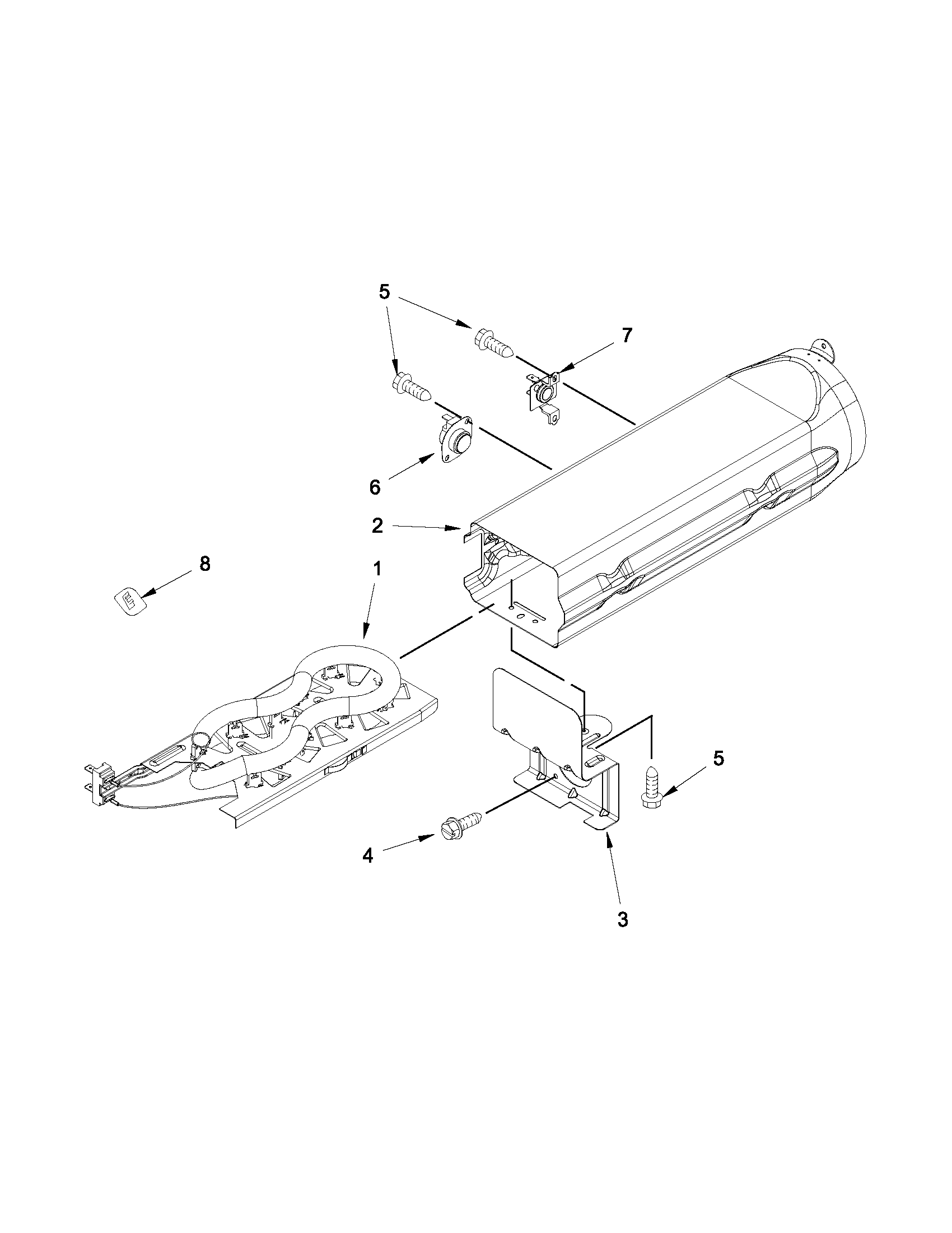 Dryer heating parts-electric