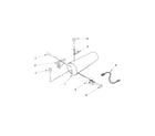 Maytag MLE20PNBGW1 dryer heating parts - gas diagram