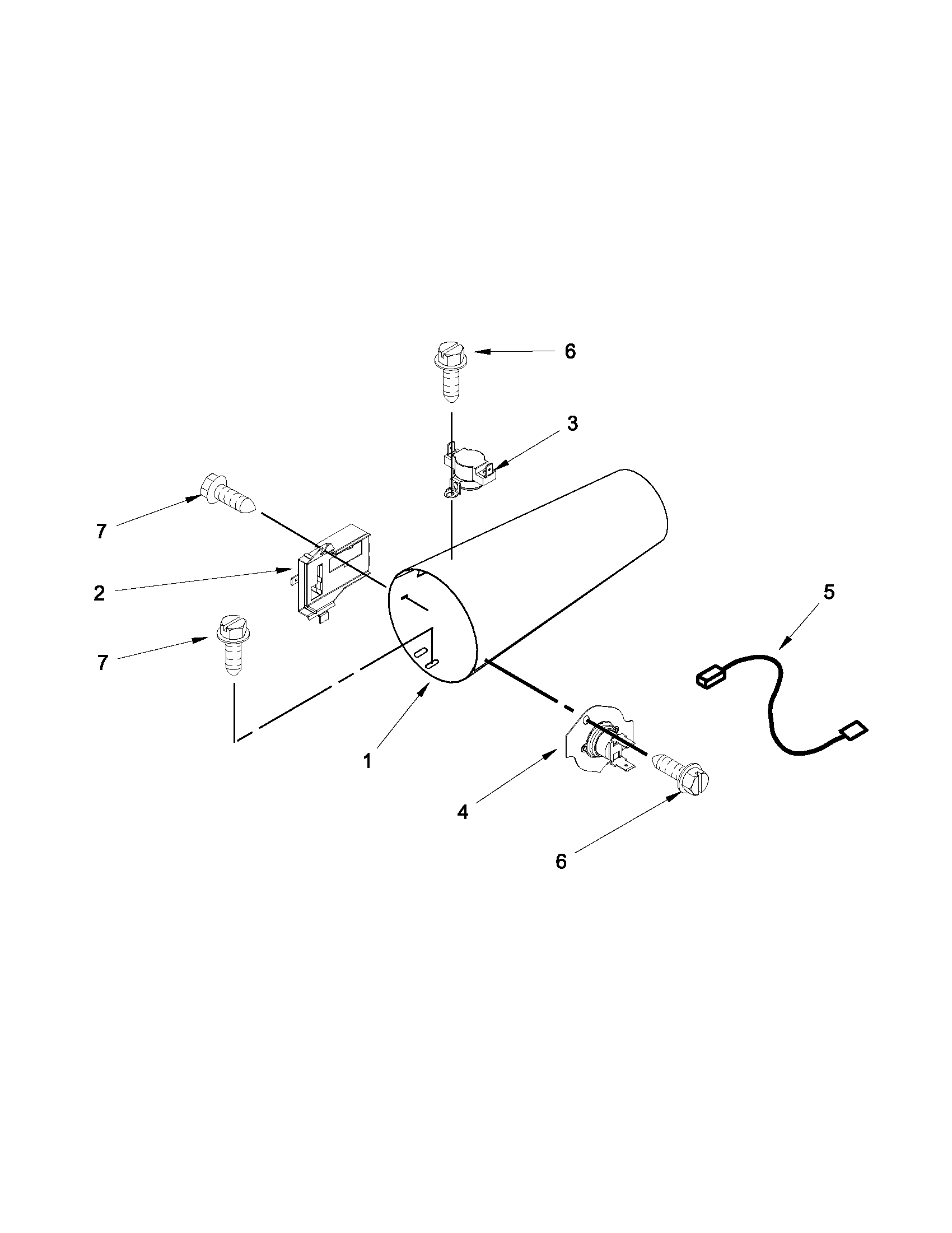 Dryer heating parts - gas
