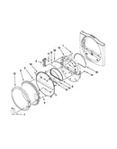 Dryer door parts