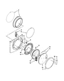 Washer door parts