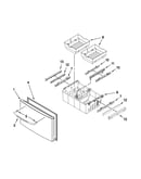 Freezer door parts