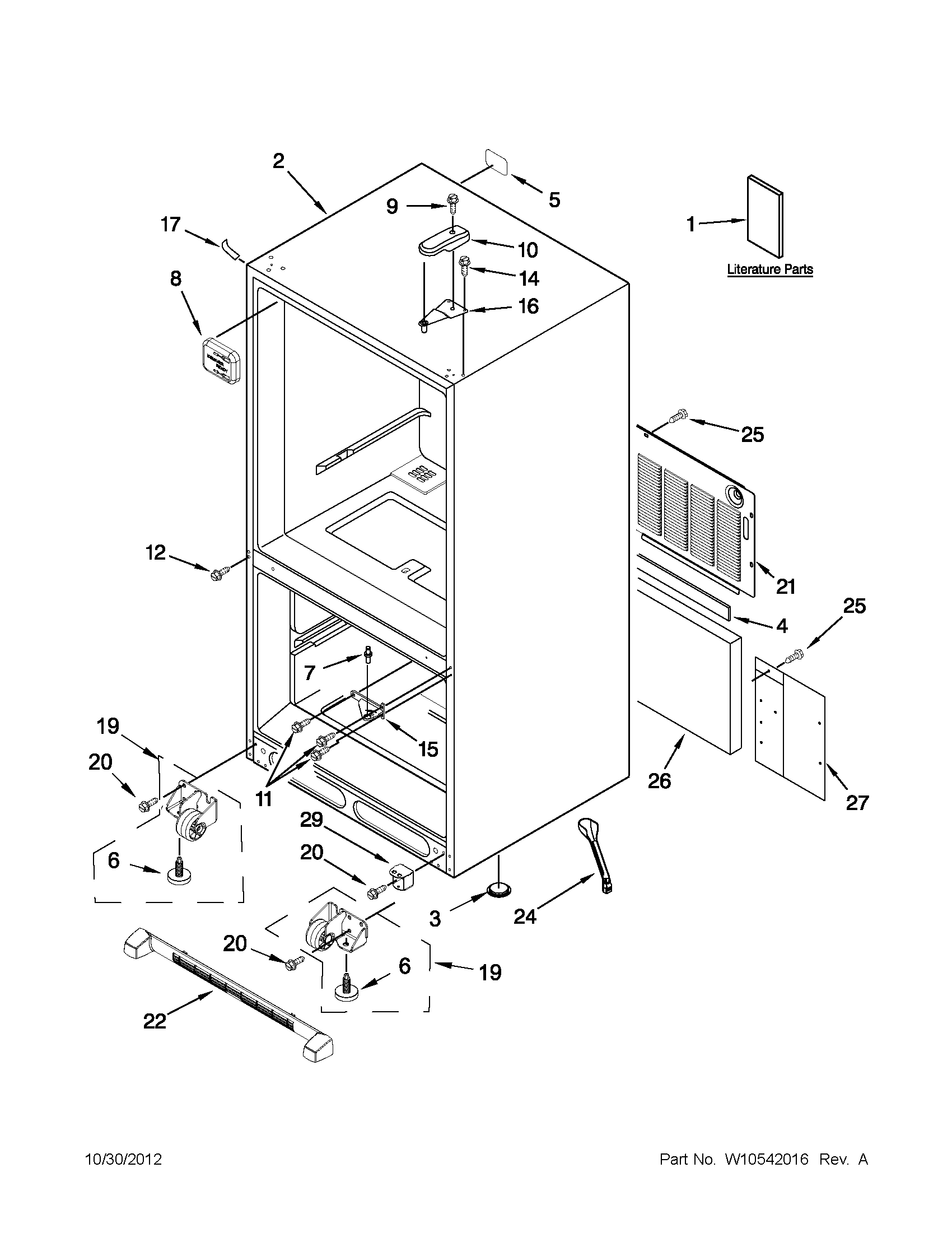 Cabinet parts