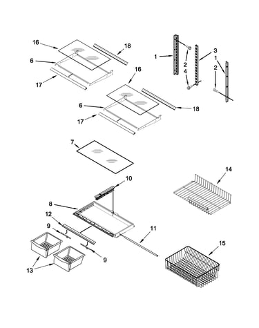 Shelf parts
