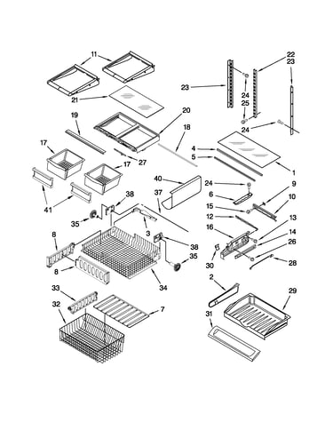 Shelf parts