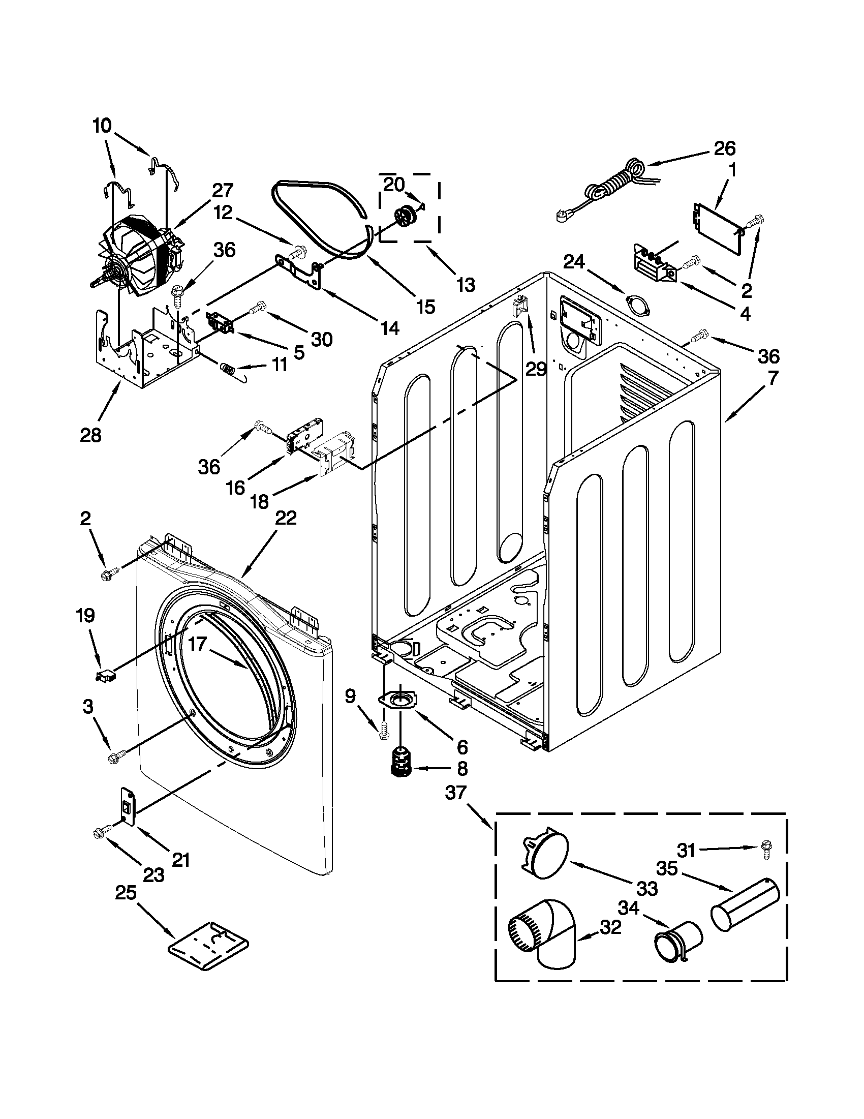 Cabinet parts