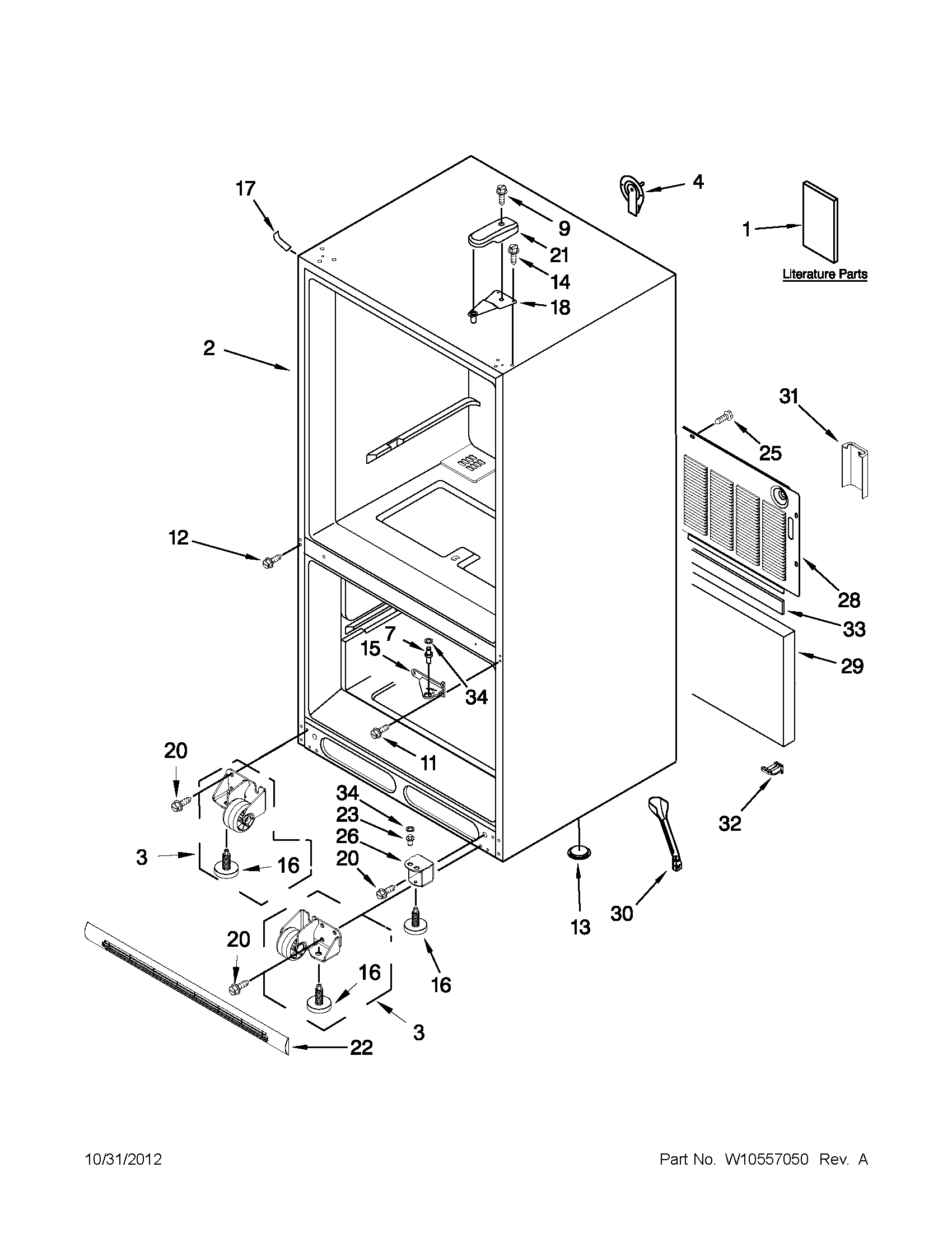 Cabinet parts