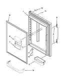 Refrigerator door