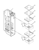 Freezer liner parts