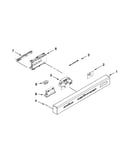 Control panel and latch parts