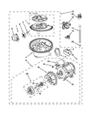 Pump, washarm and motor parts