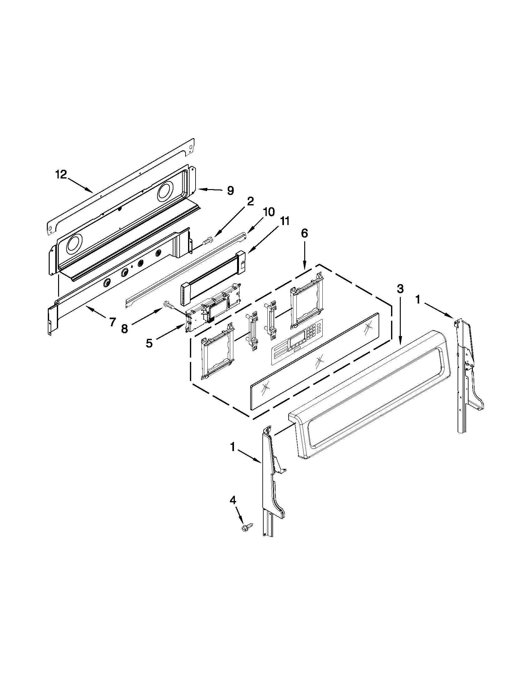 Control panel parts
