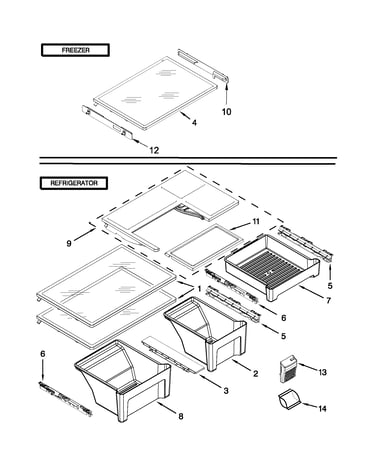 Shelf parts