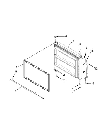 Freezer door parts