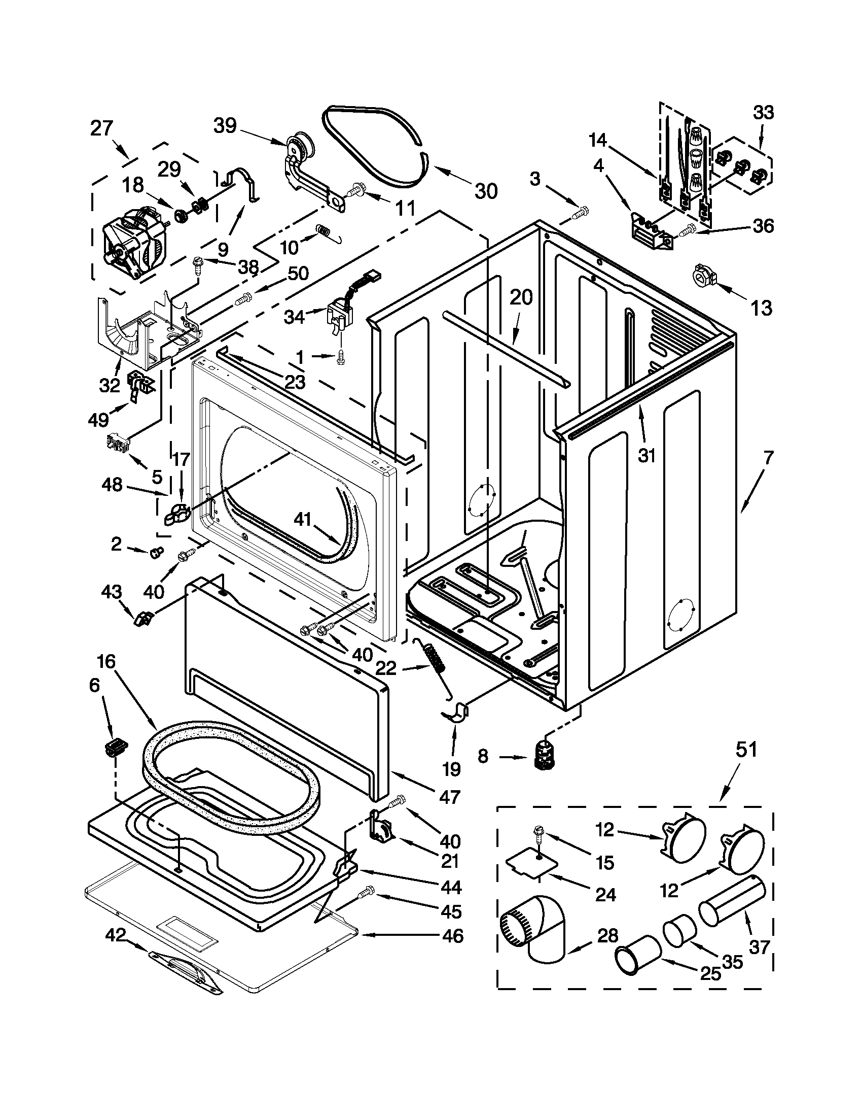 Cabinet parts