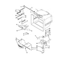 Whirlpool EB9FVHRWS03 freezer liner parts diagram