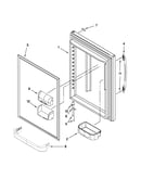 Refrigerator door