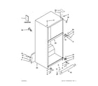 Whirlpool 5VWT59SFYW00 cabinet parts diagram
