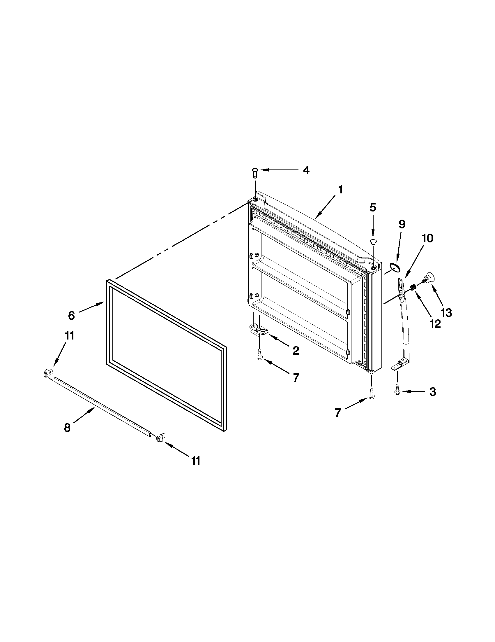 FREEZER DOOR PARTS