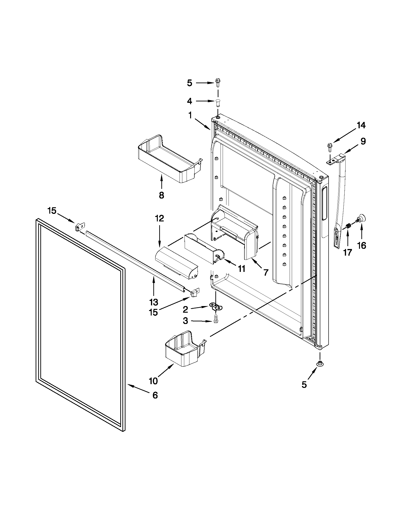 REFRIGERATOR DOOR